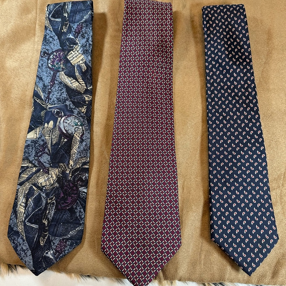 Lot of 3 Bert Pulitzer ties